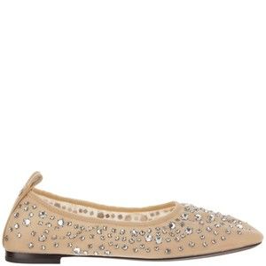 Tory Burch Ballet Flats With Crystals - NWT